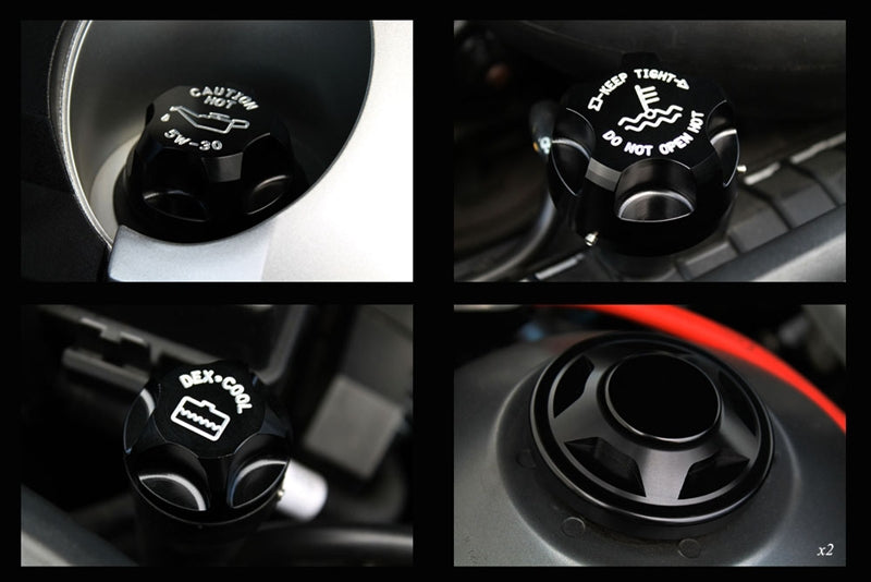 2010-2015 Chevrolet Camaro V8 Underhood OEM Billet Cap Kit | # BC-504