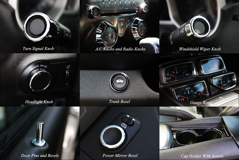 2010-2015 Chevrolet Camaro Interior Billet Kit Deluxe | # BC-501