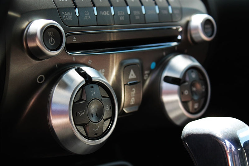 2010-2015 Chevrolet Camaro Radio Knob Covers | 2 pcs | # GMBC-135-PL